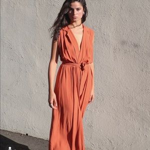 OR Maxi Belted Dress or Long Duster Vest